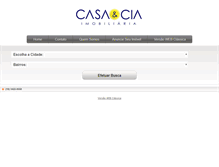 Tablet Screenshot of casaeciaimobiliaria.com.br